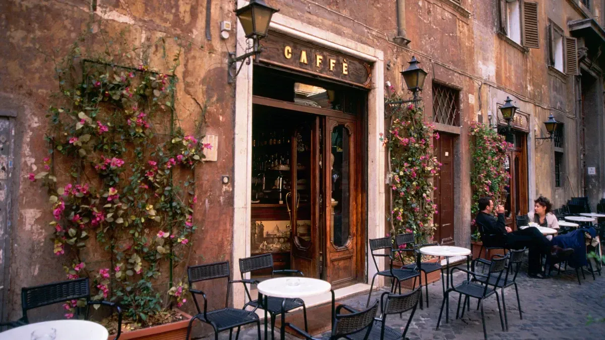 quán cafe ở Rome, Italy